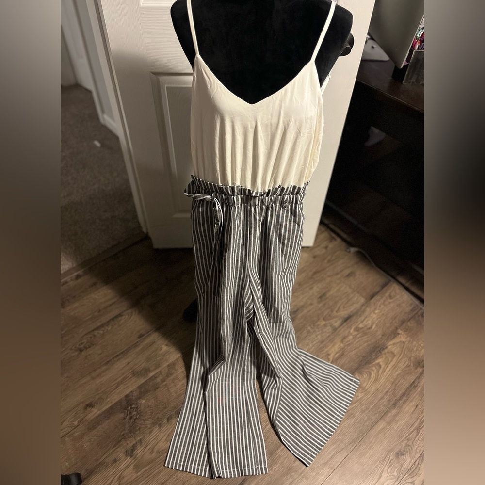 One piece striped jumper